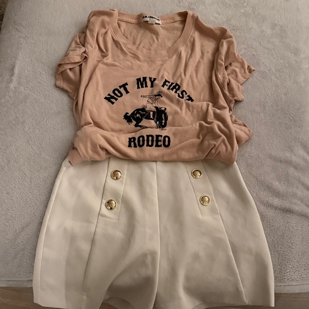 Sub_Urban Riot and Zara short bundle  'Not My First Rodeo' Tee